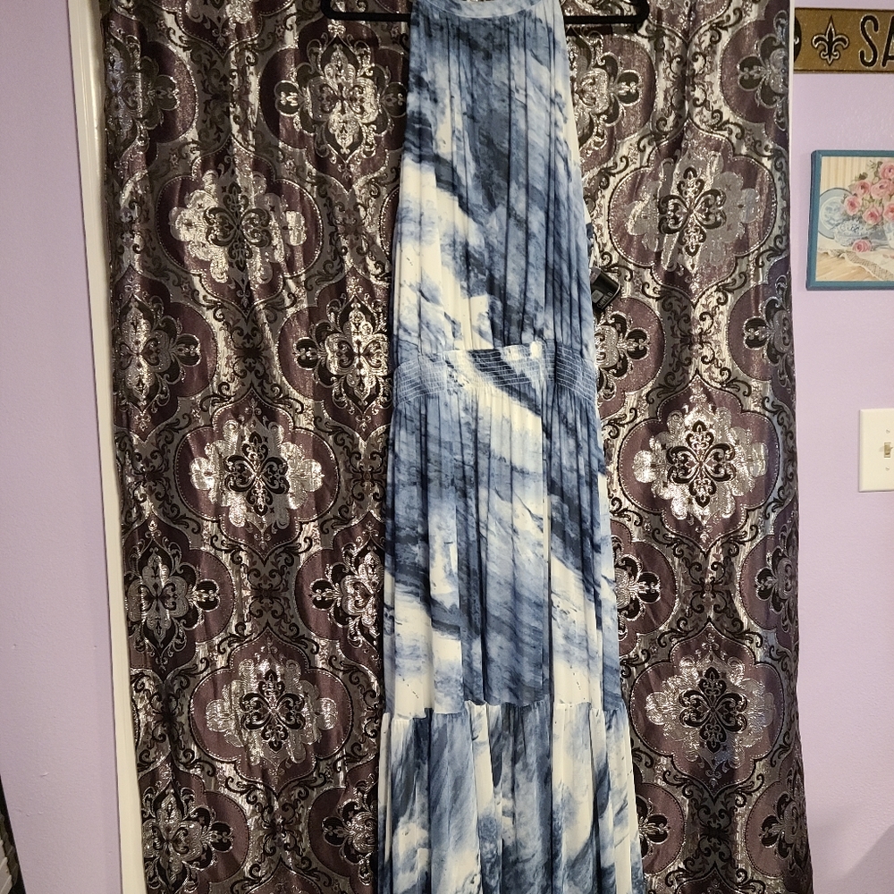 High neck dress